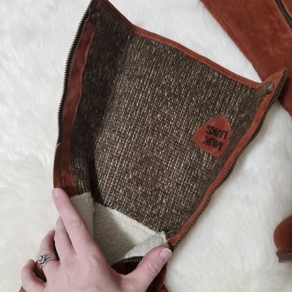 MUK LUKS Demi Boots Wear Two Ways Wool Boots - Picture 4 of 8